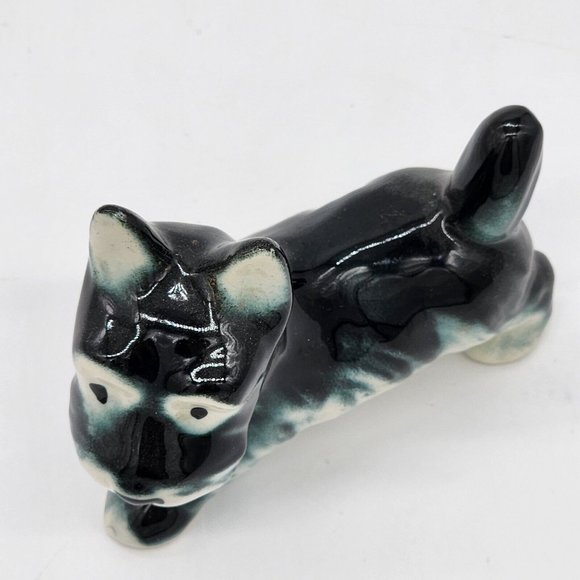Vintage Scottish Terrier Scotty Dogs Ceramic Figurines Set of 2 - Picture 7 of 7
